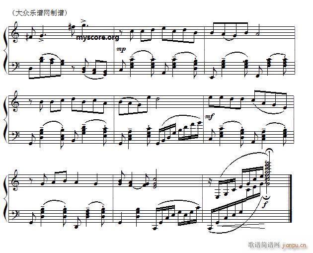 缅甸民歌 海鸥（儿童钢琴小曲）