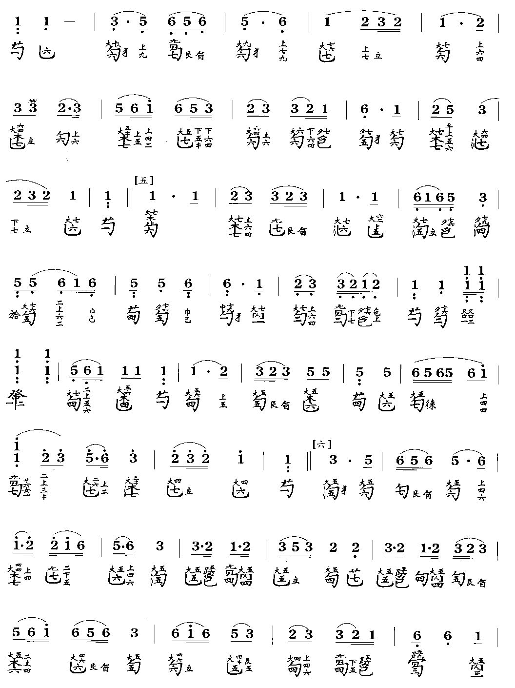 风云际会(古琴曲谱)