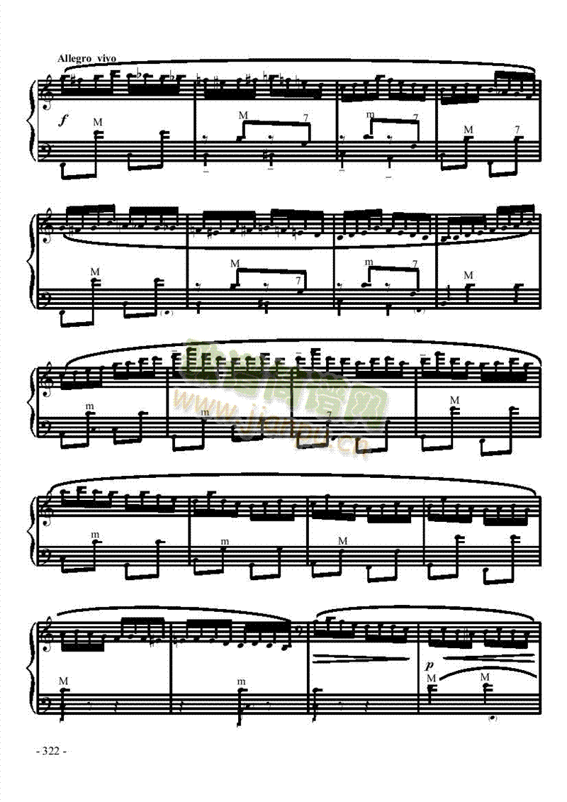 十级乐曲《俄罗斯舞曲》 键盘类 手风琴