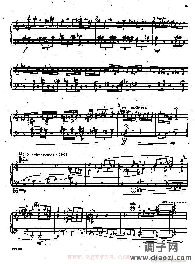 奏鸣曲 克扎诺夫斯基曲6-10