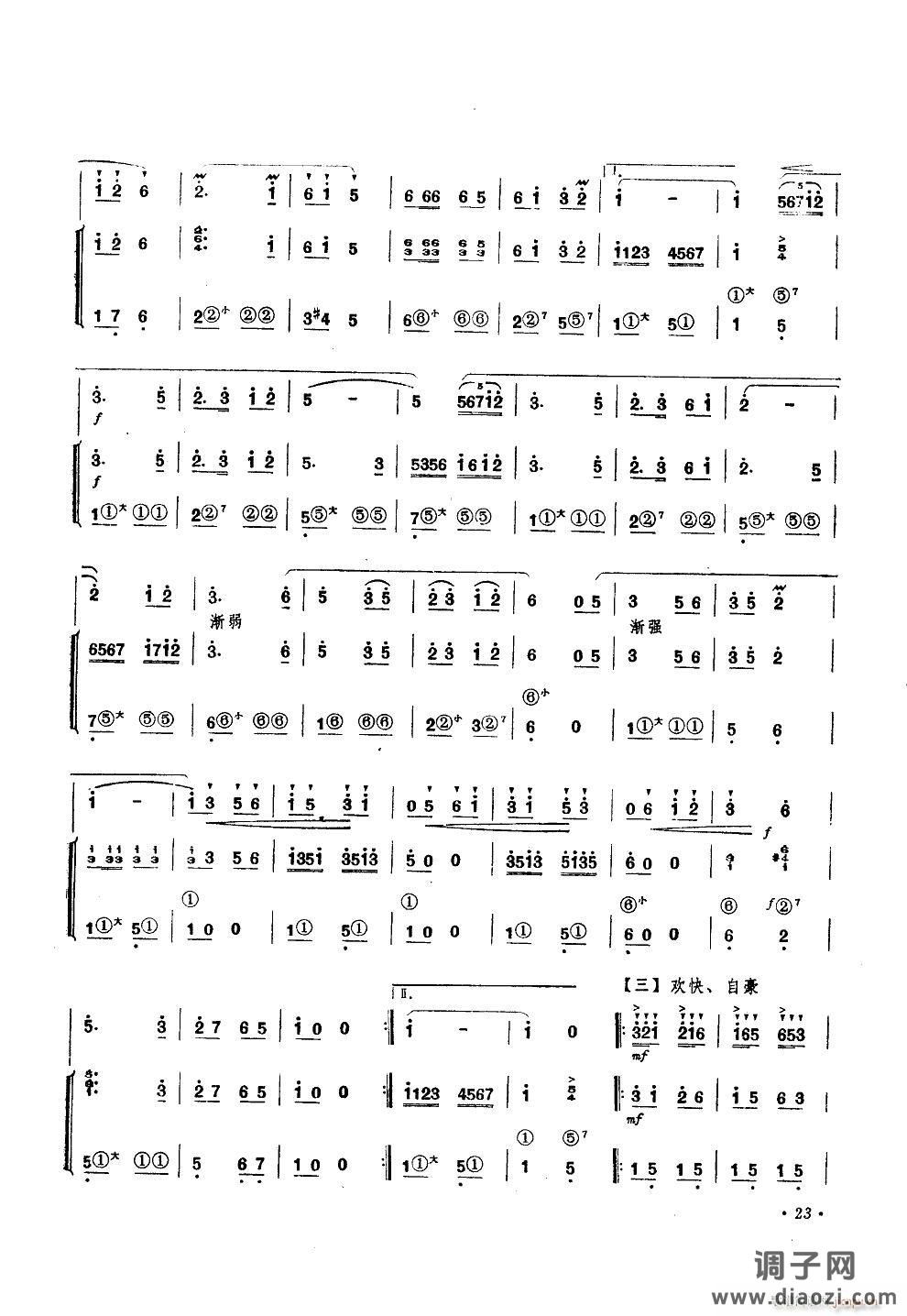 小司机(笛子独奏手风琴伴奏)