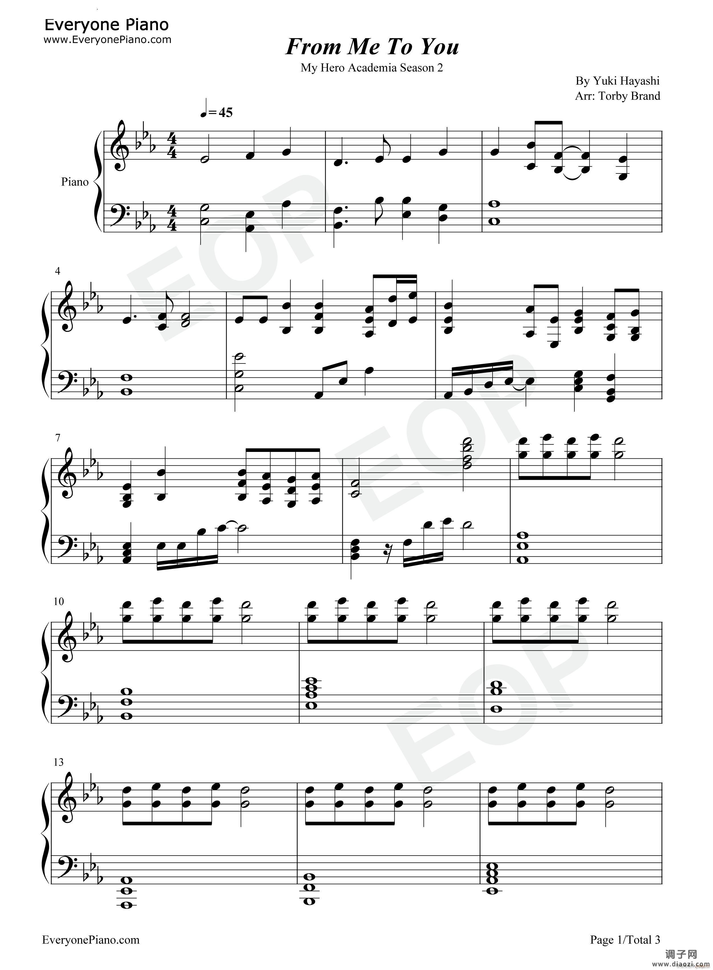 From Me To You我的英雄学院第二季OST