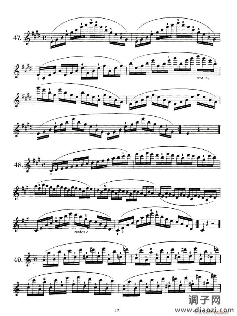 School of Mechanism Op 74（小提琴技巧 作品 74）