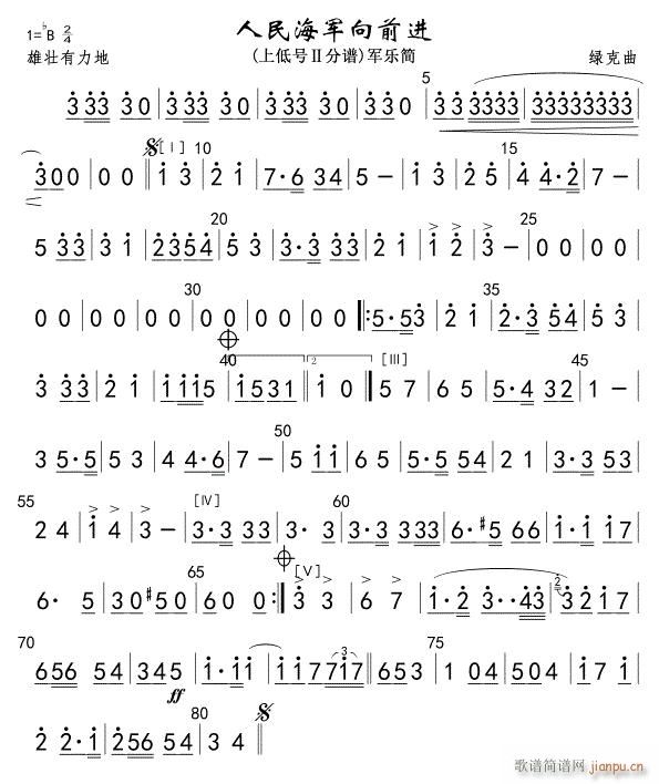 8a人民海军向前进(上低号Ⅱ )
