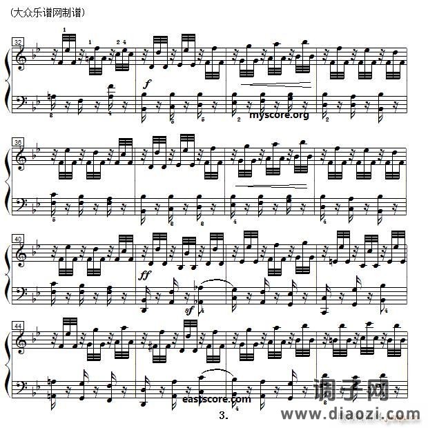 车尔尼《 钢琴快速练习曲》（Czerny 299）第13首 及练习提示