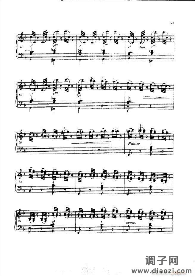 车尔尼手风琴练习曲集 Ⅲ