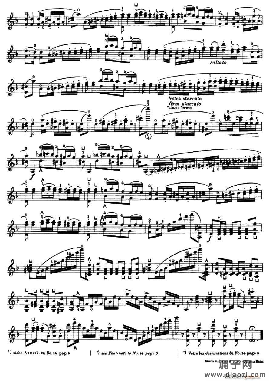 让 德尔菲 阿拉尔-12首小提琴隨想练习曲之24