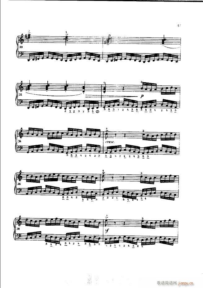 车尔尼手风琴练习曲集 Ⅲ