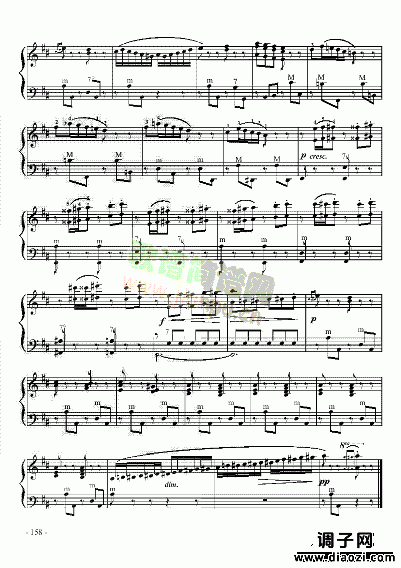 七级乐曲《谐谑曲》 键盘类 手风琴