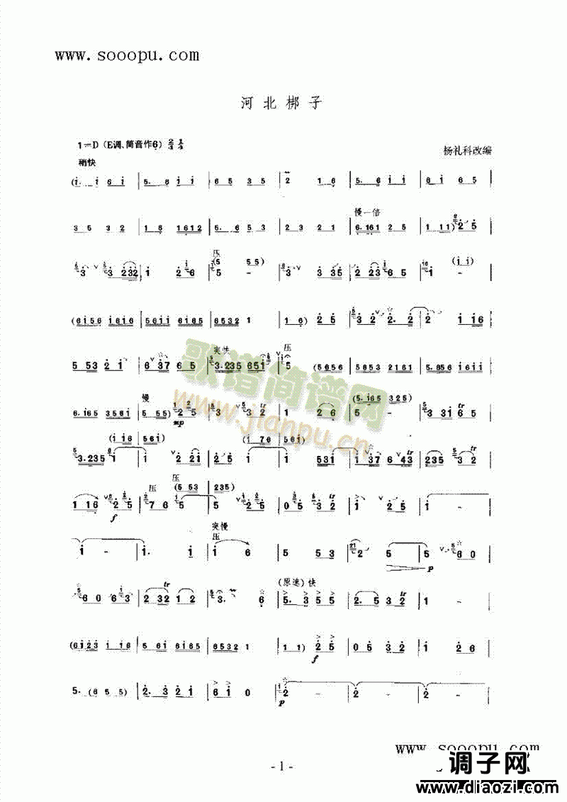 河北梆子 民乐类 唢呐