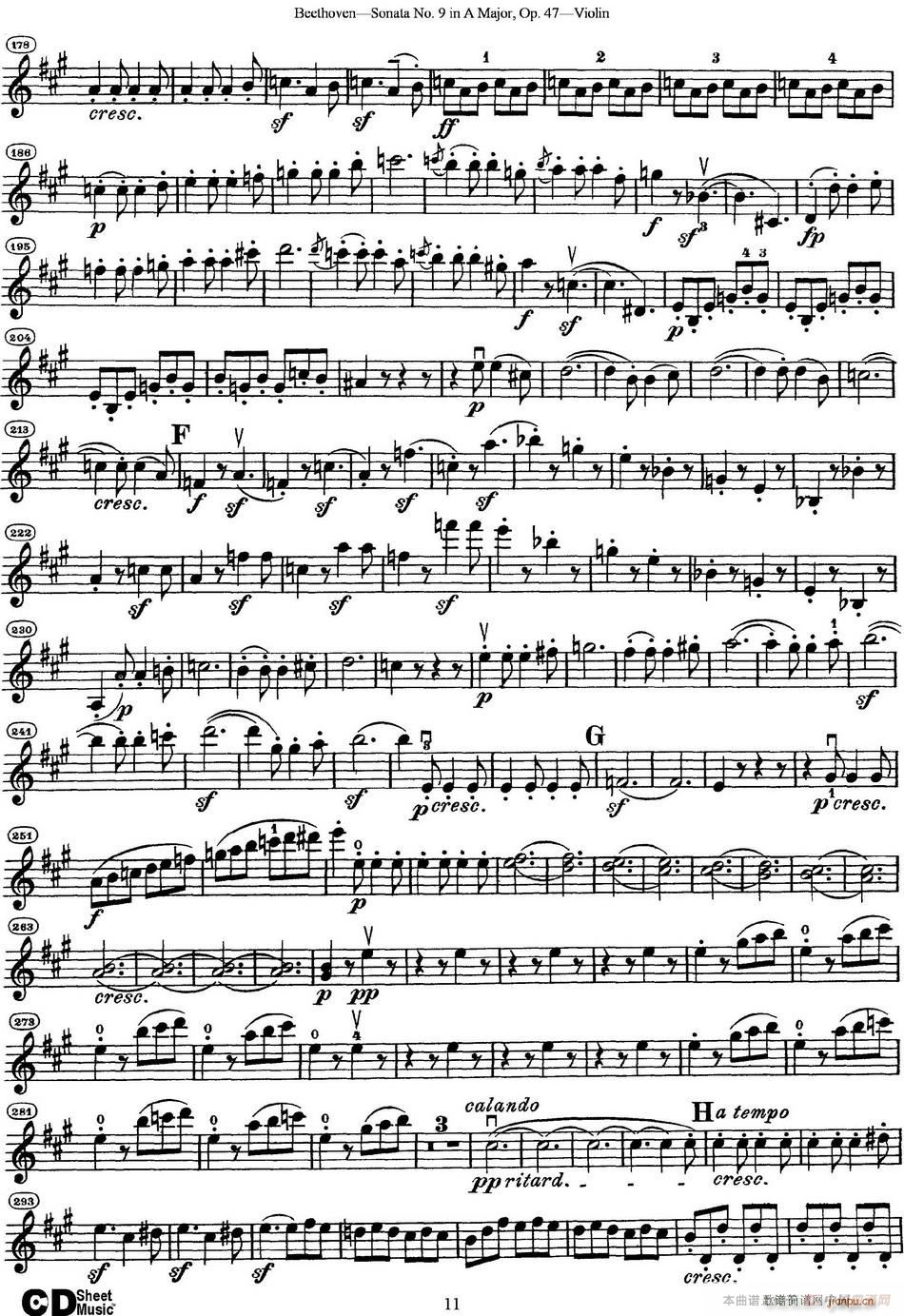 Violin Sonata No 9 in A Major Op 47