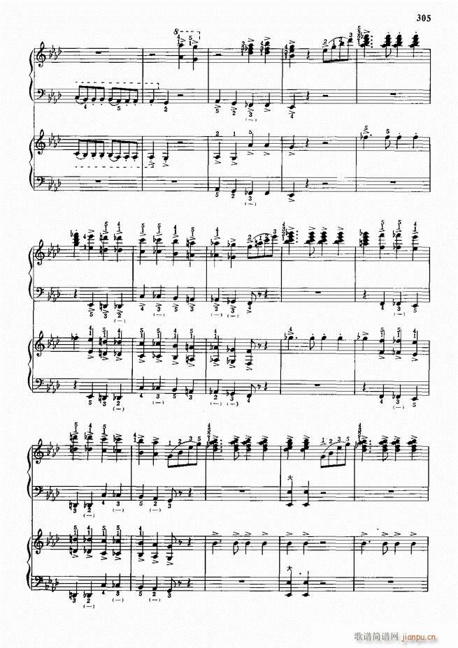 手风琴中外名曲91首301-352