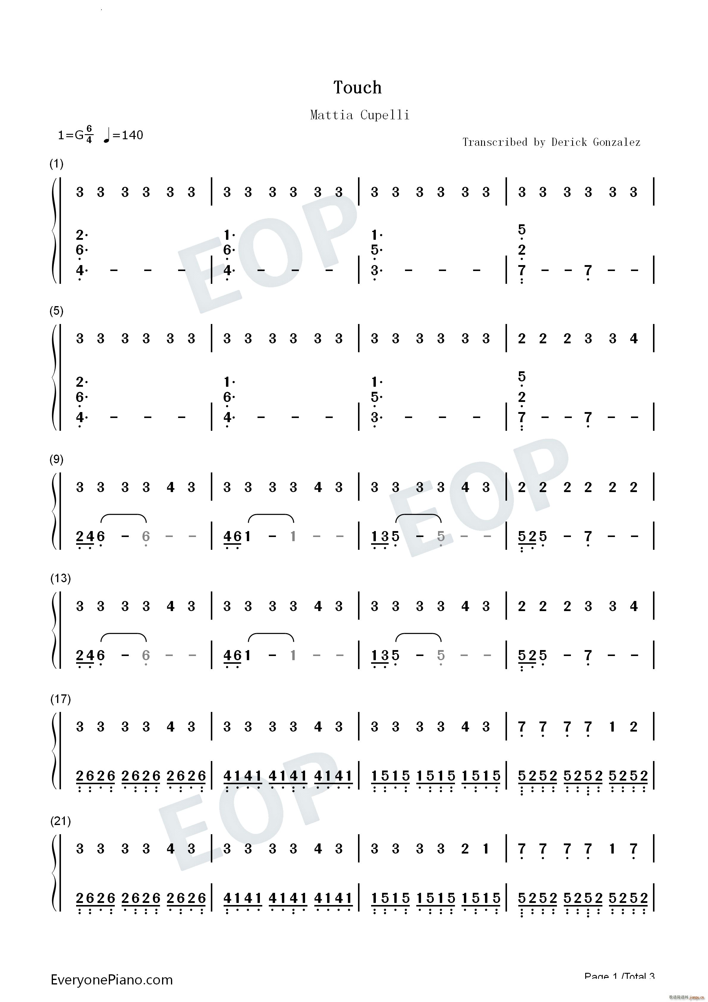 Touch空中浩劫必备神曲