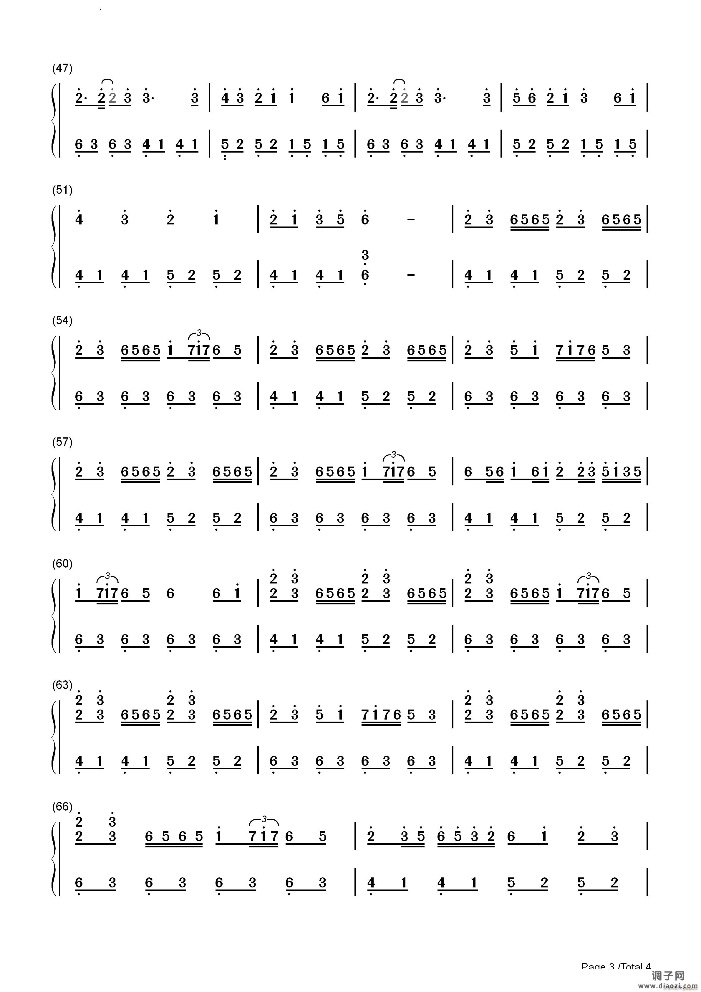 千本樱原神风物之诗琴谱-原琴谱