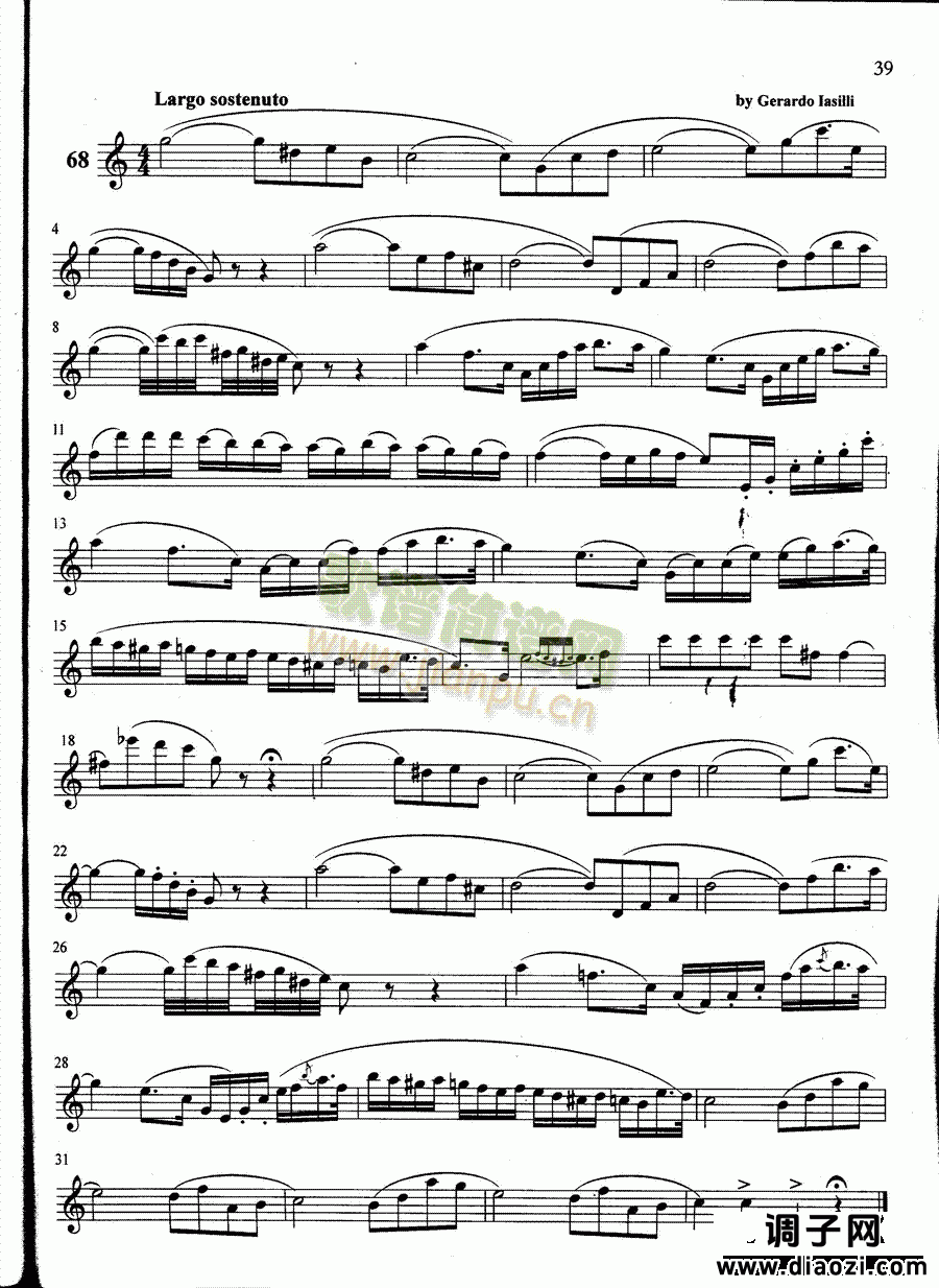 萨克斯管练习曲第100—039页