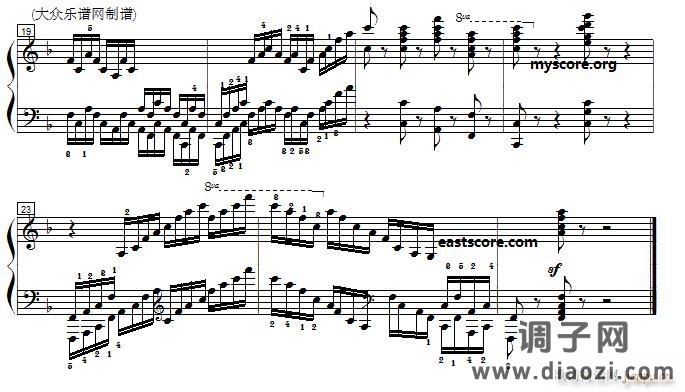 车尔尼《 钢琴快速练习曲》（Czerny 299）第12首 及练习提示