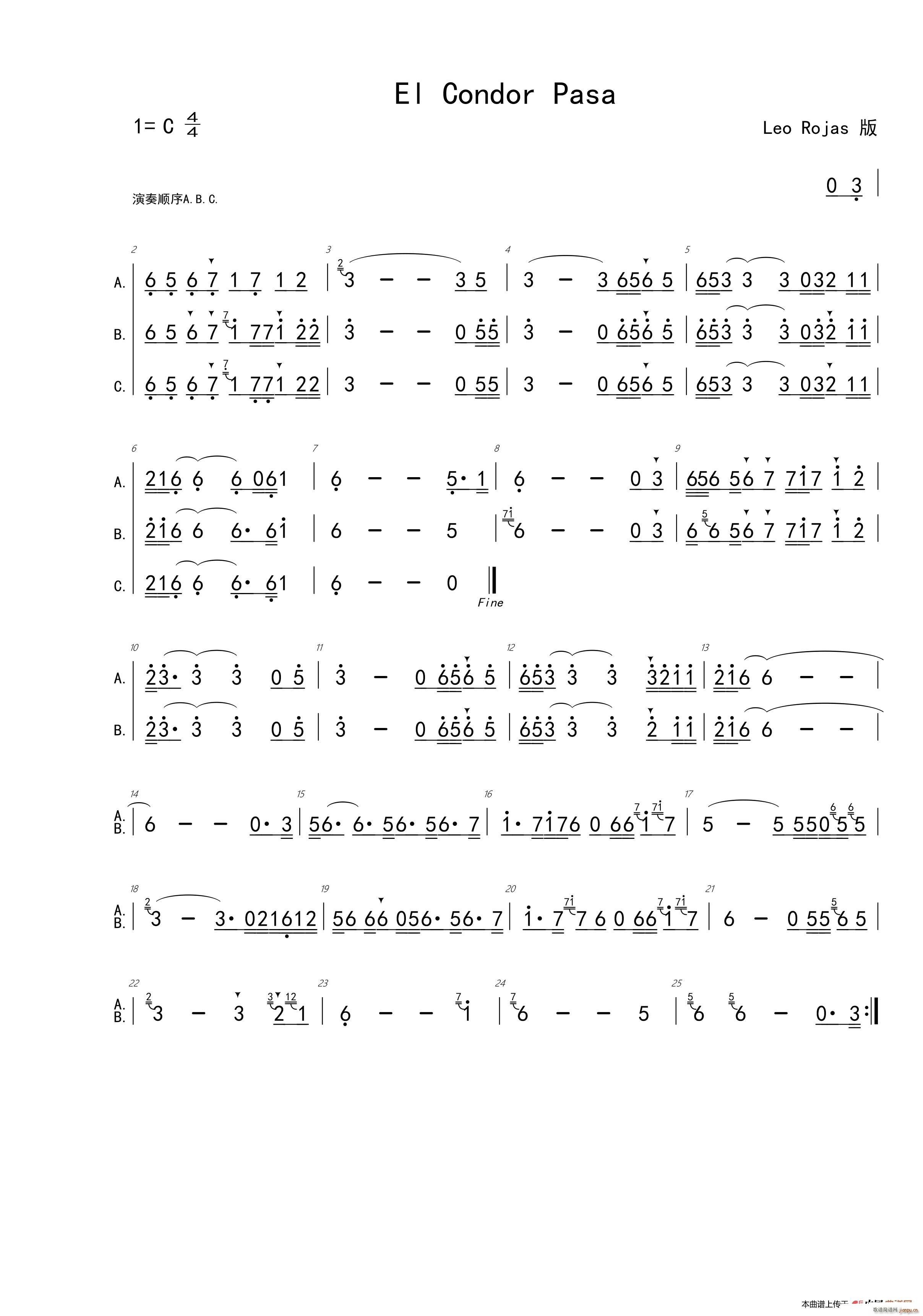 El Condor Pasa（排箫）