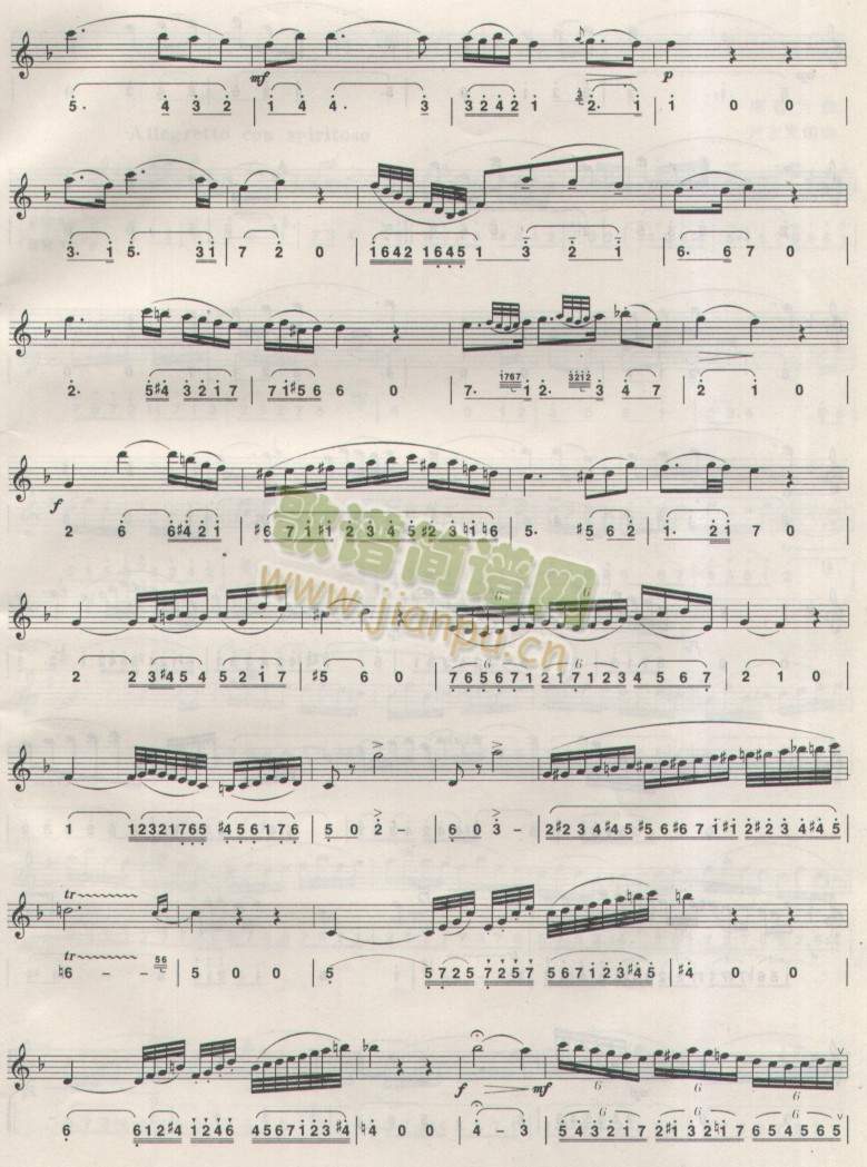 莫扎特bA大调阿尔多萨克斯协奏曲