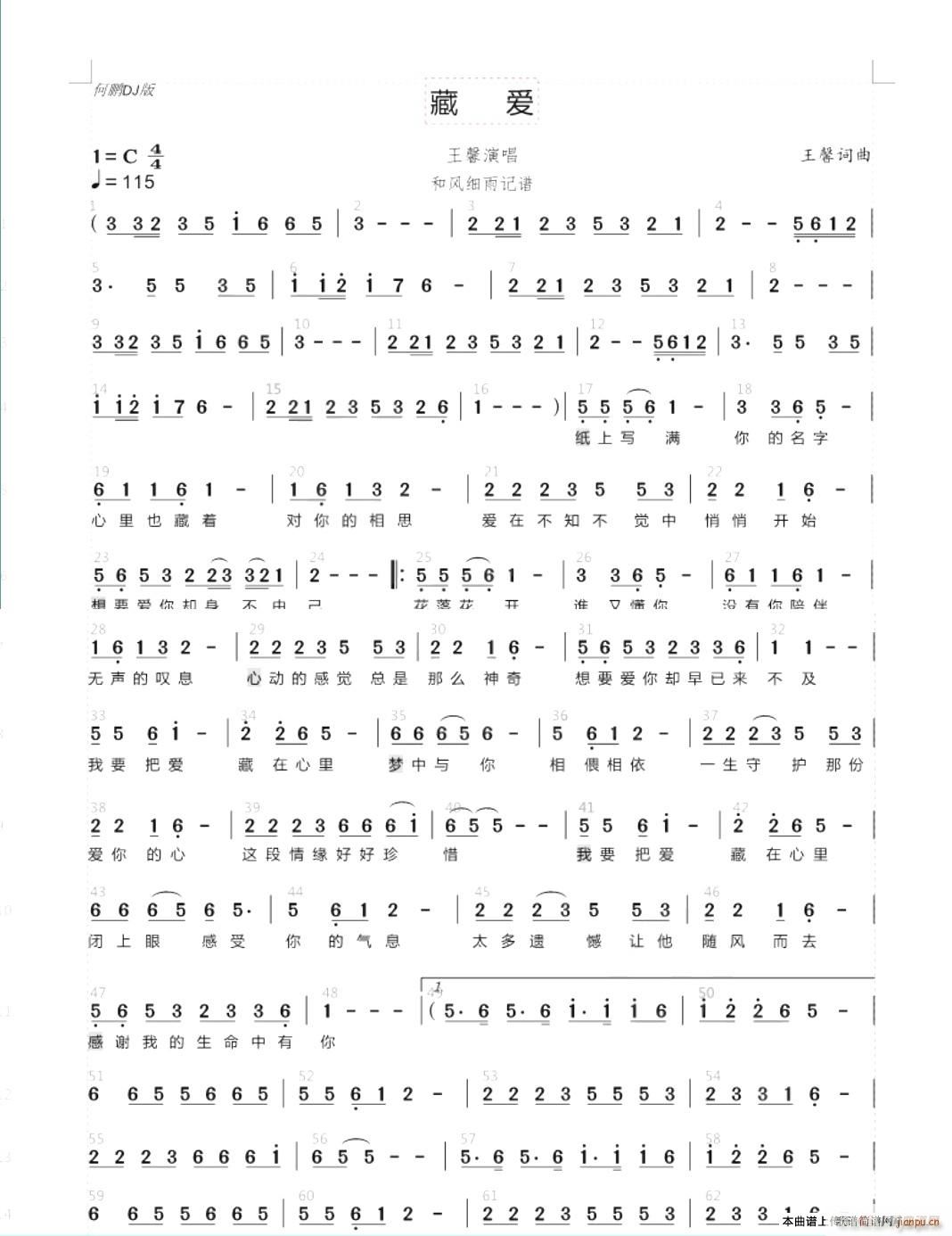 藏爱（何鹏DJ版）