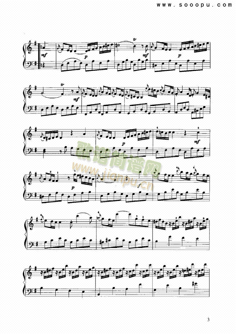 奏鸣曲 键盘类 手风琴