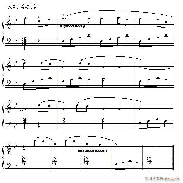 动漫《犬夜叉》插曲 超越时空的思念（儿童钢琴小曲）