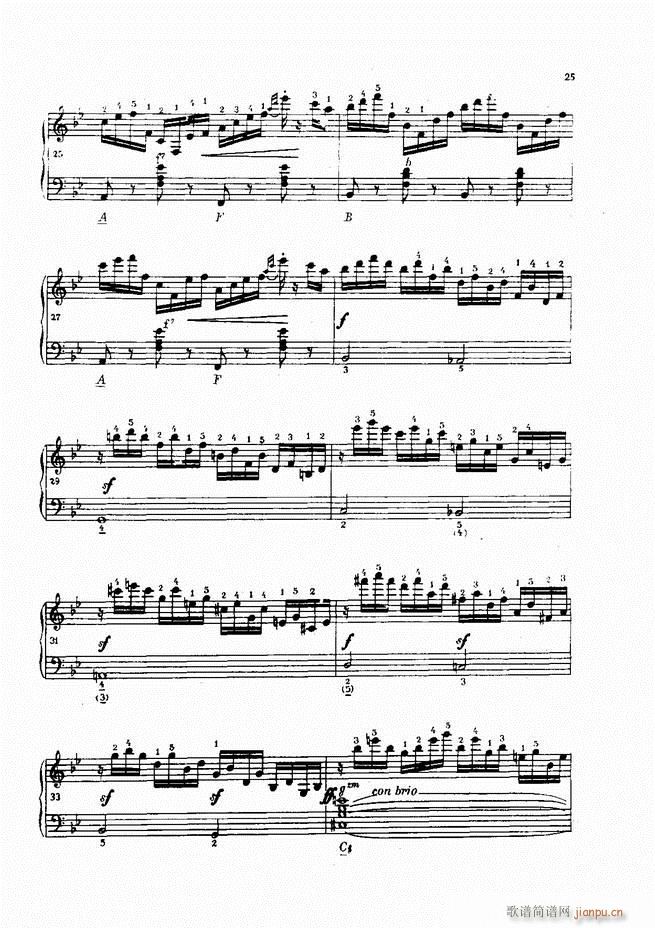 车尔尼手风琴练习曲集 Ⅳ