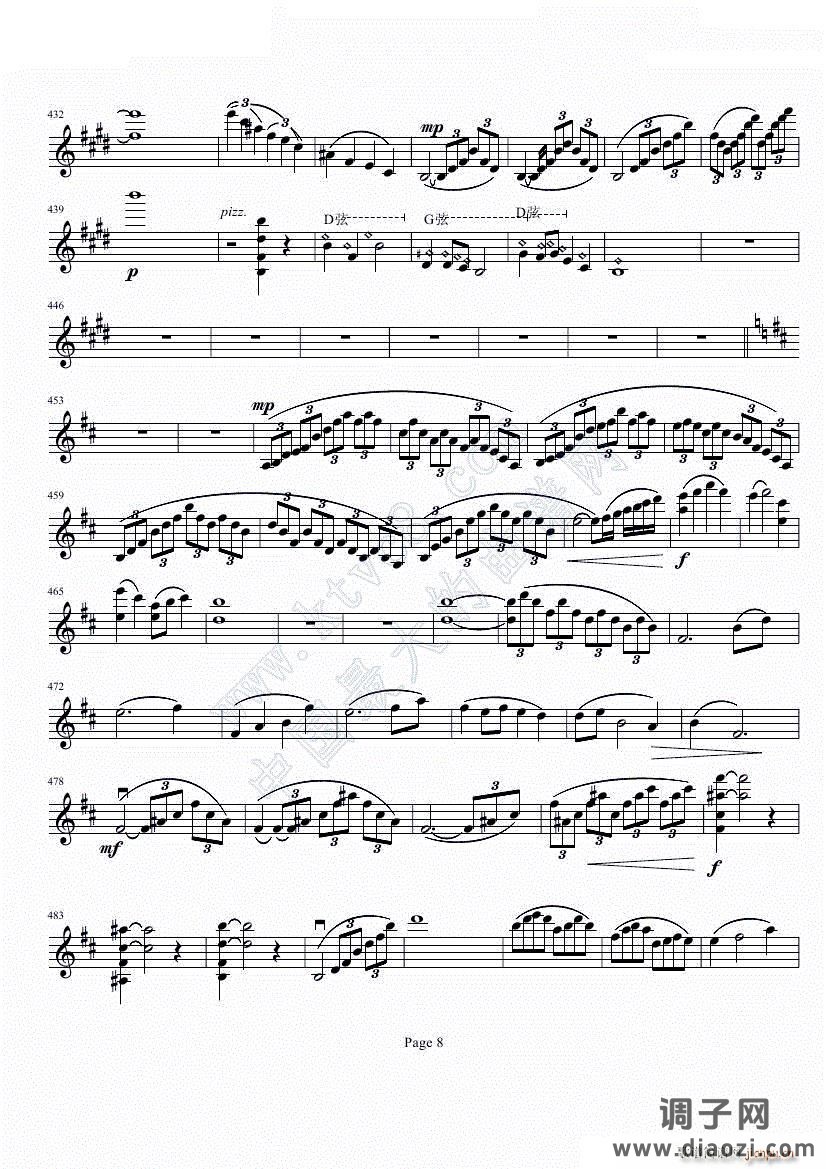 b小调小提琴协奏曲《云南风情》第一乐章