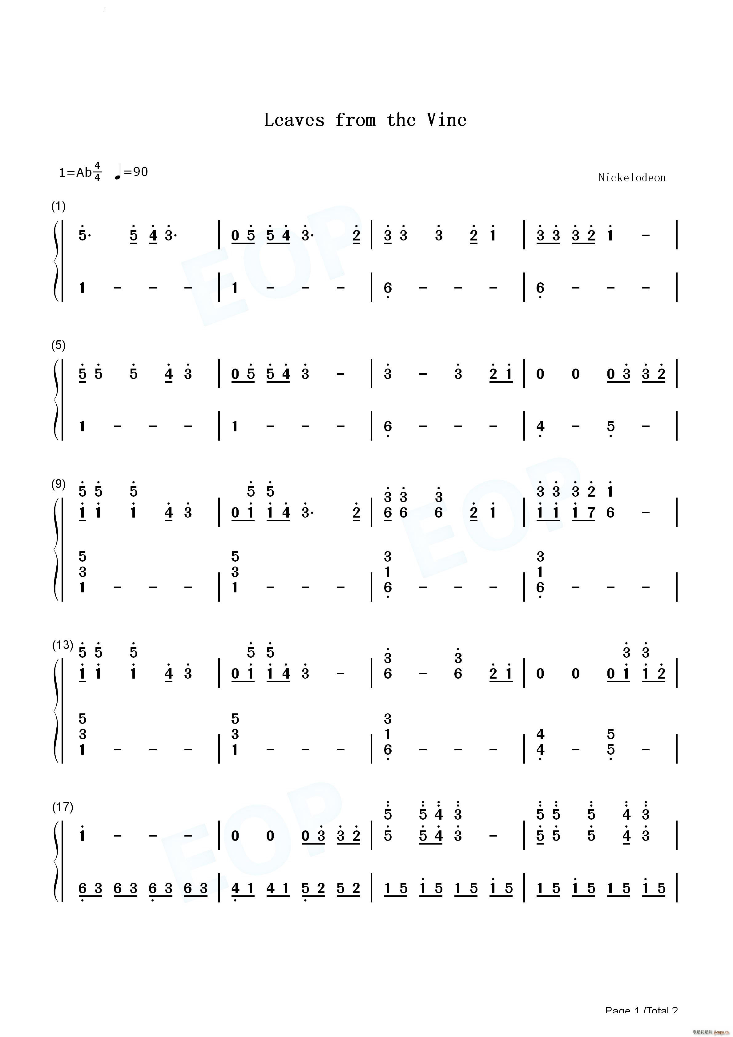 Lea ves From The Vine降世神通最后的气宗OST