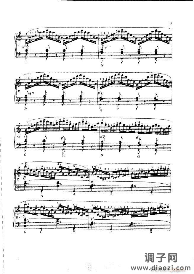 车尔尼手风琴练习曲集 Ⅲ