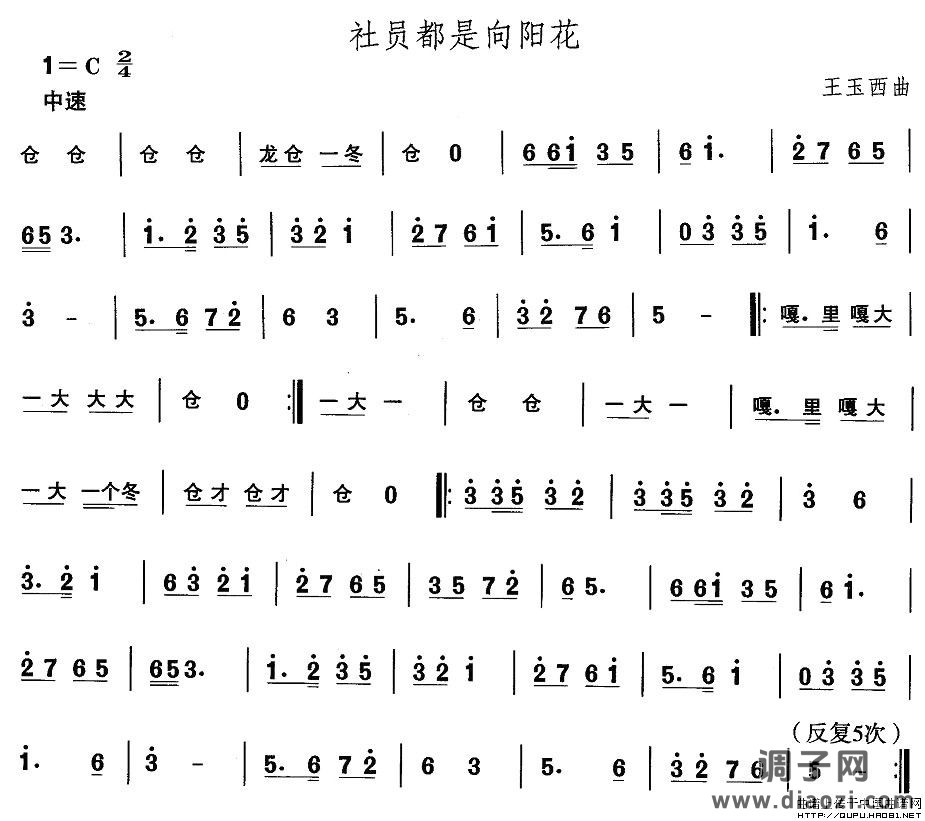 山东秧歌：社员都是向阳花