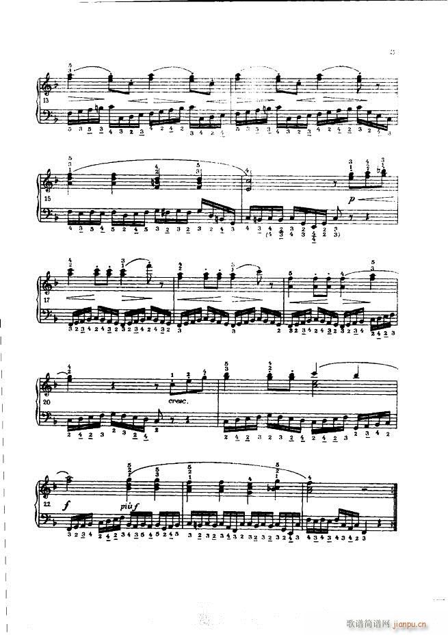 车尔尼手风琴练习曲集 Ⅲ