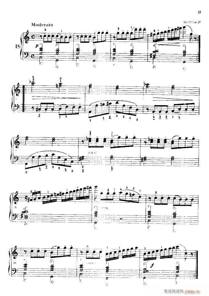 车尔尼手风琴练习曲集