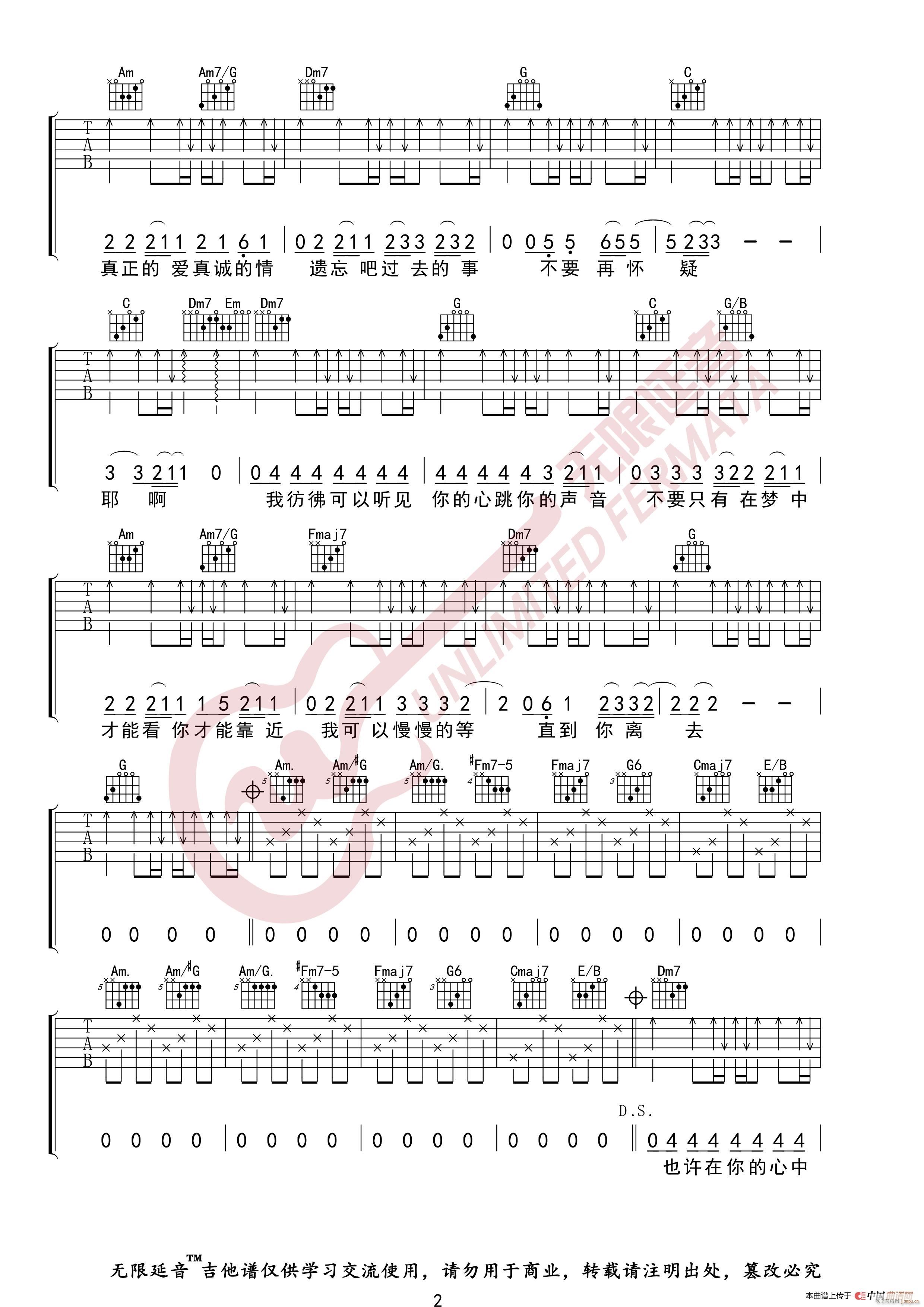 张震岳 秘密 （无限延音编配）