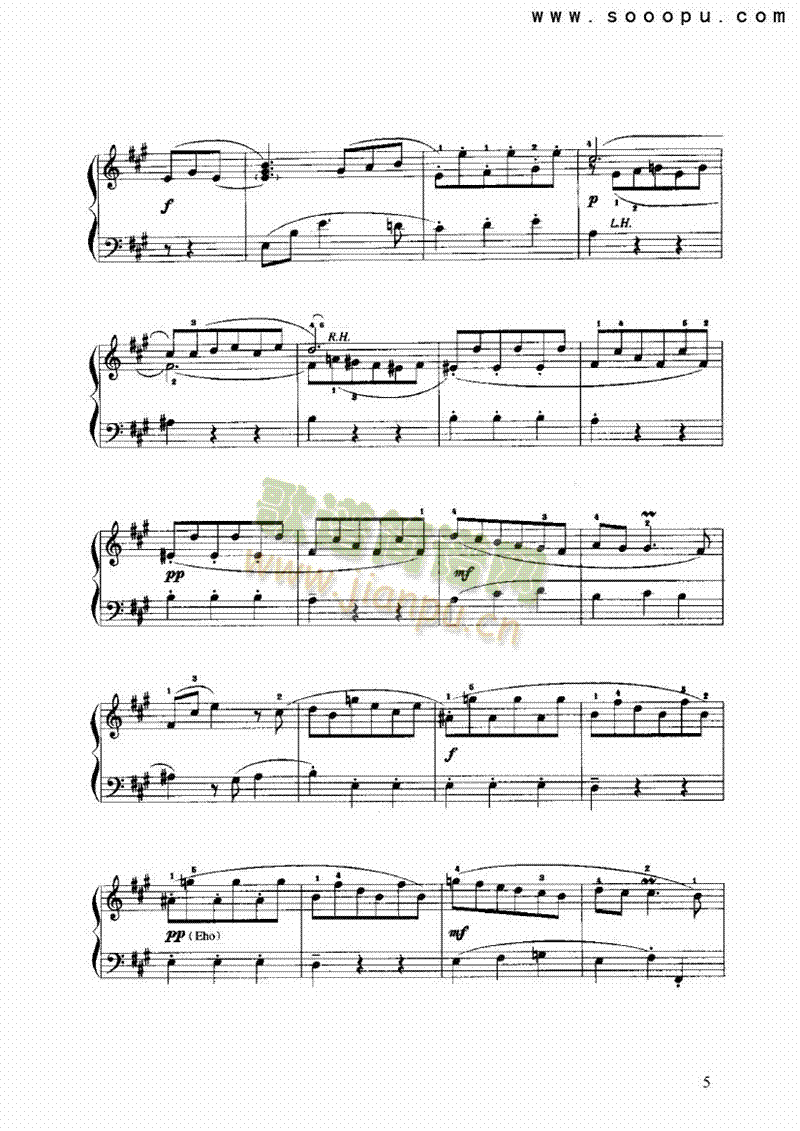 小组曲 键盘类 手风琴