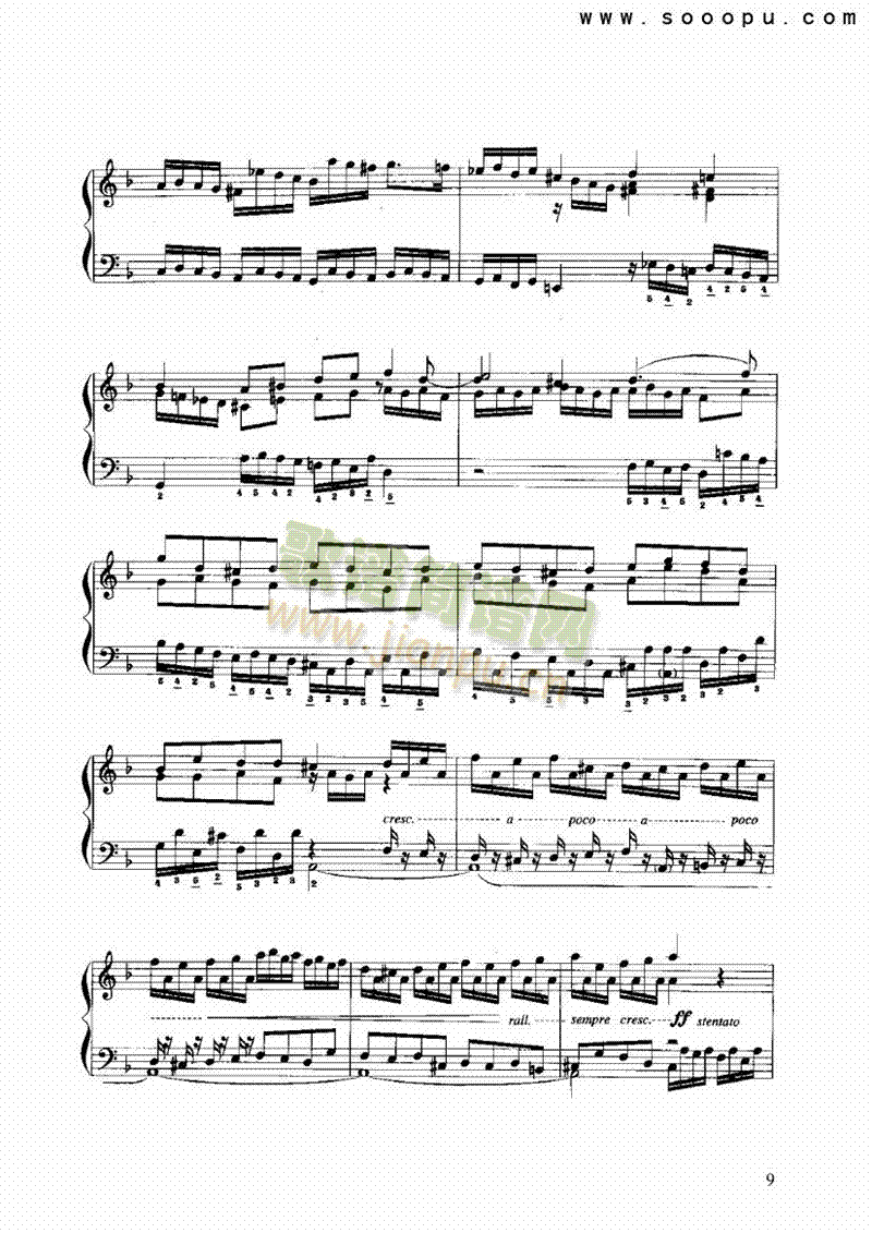 d小调托卡塔与赋格 键盘类 手风琴