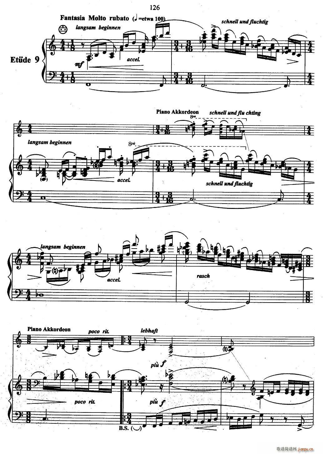 帕格尼尼主题音乐会练习曲（6—10）