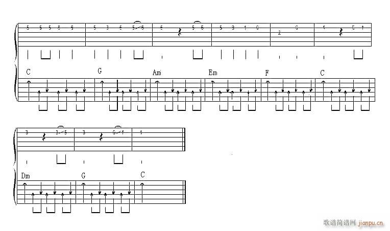 孤独 （ C调指法原版编配）