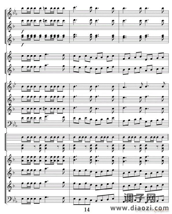 威廉退尔序曲(军乐 )线14