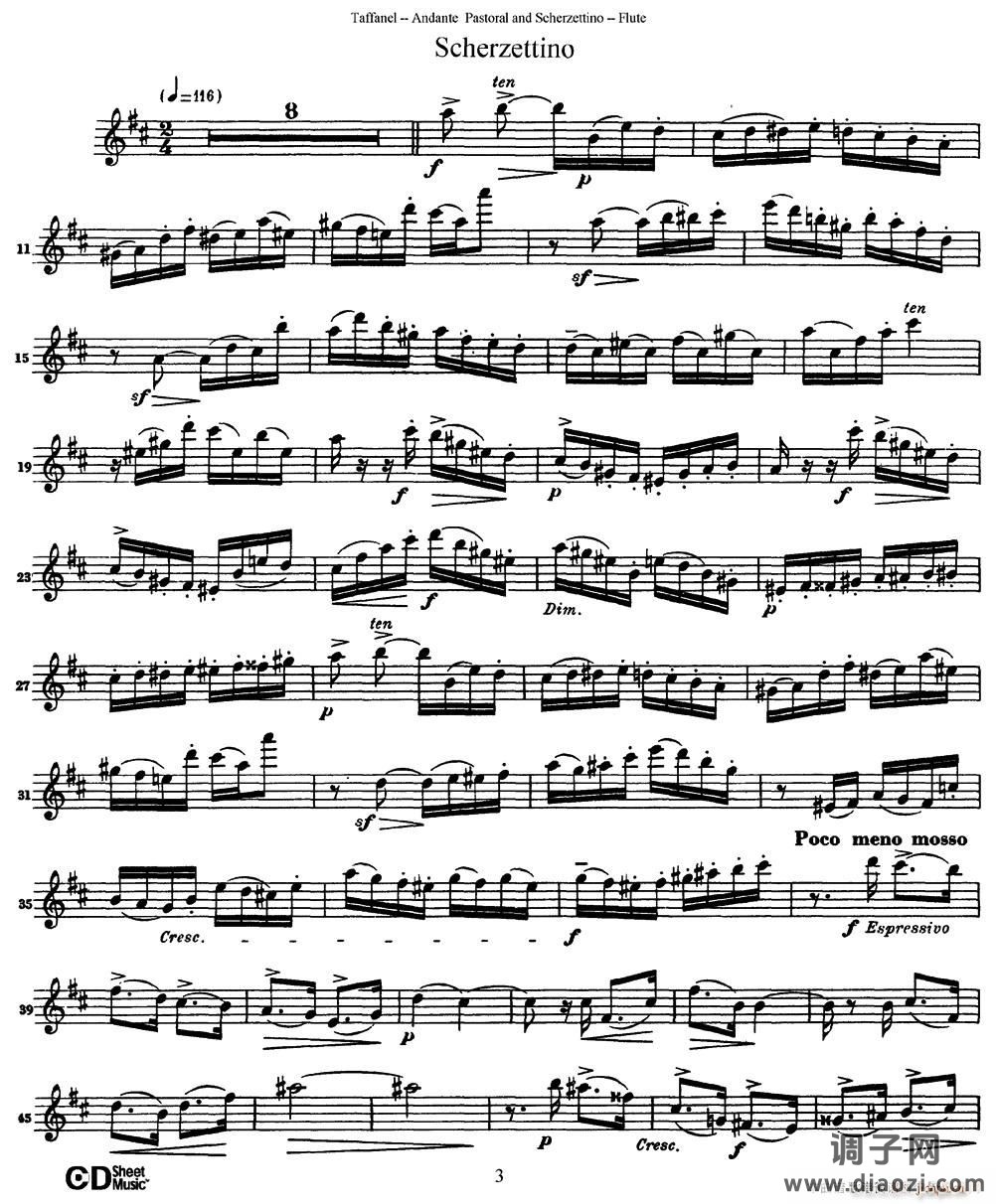 田园的行板和小谐谑曲