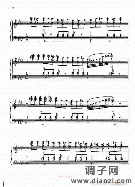 帕萨卡里亚 柴金曲7-13-手风琴