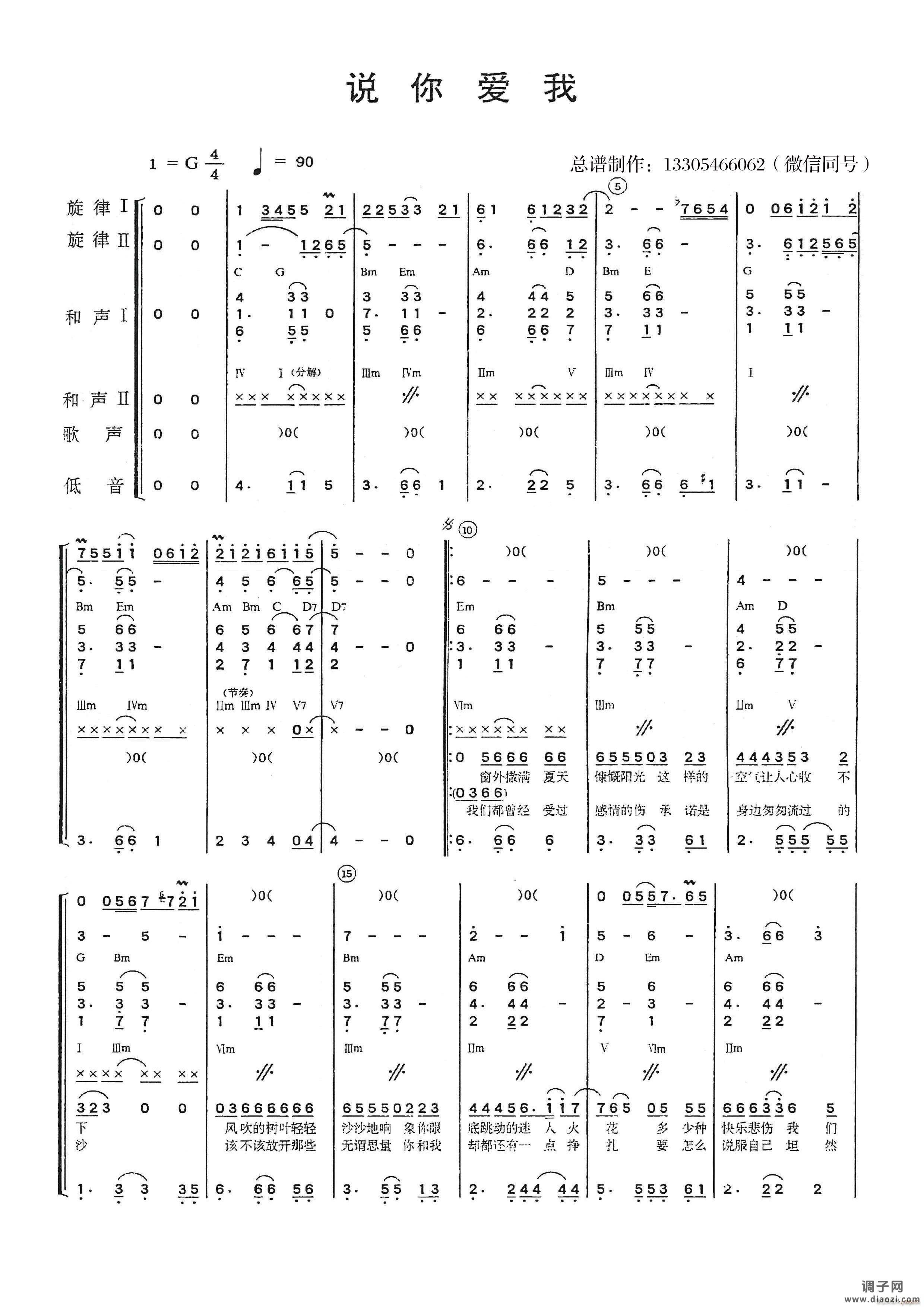 说你爱我（乐队 ）