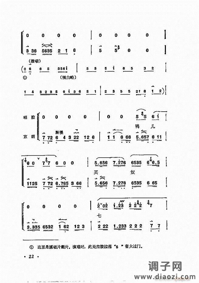 唱腔选集 目录1-60