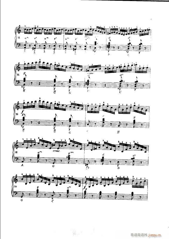 车尔尼手风琴练习曲集 Ⅲ