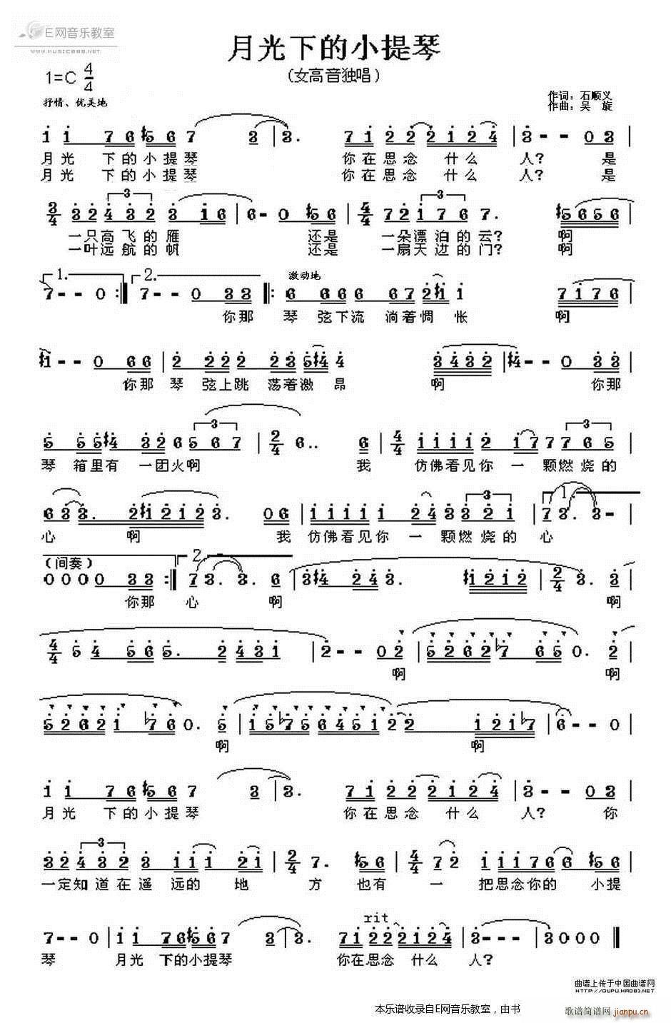 月光下的小提琴-王莉