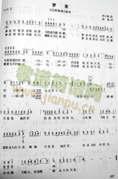 梦里(《还珠格格》插曲)