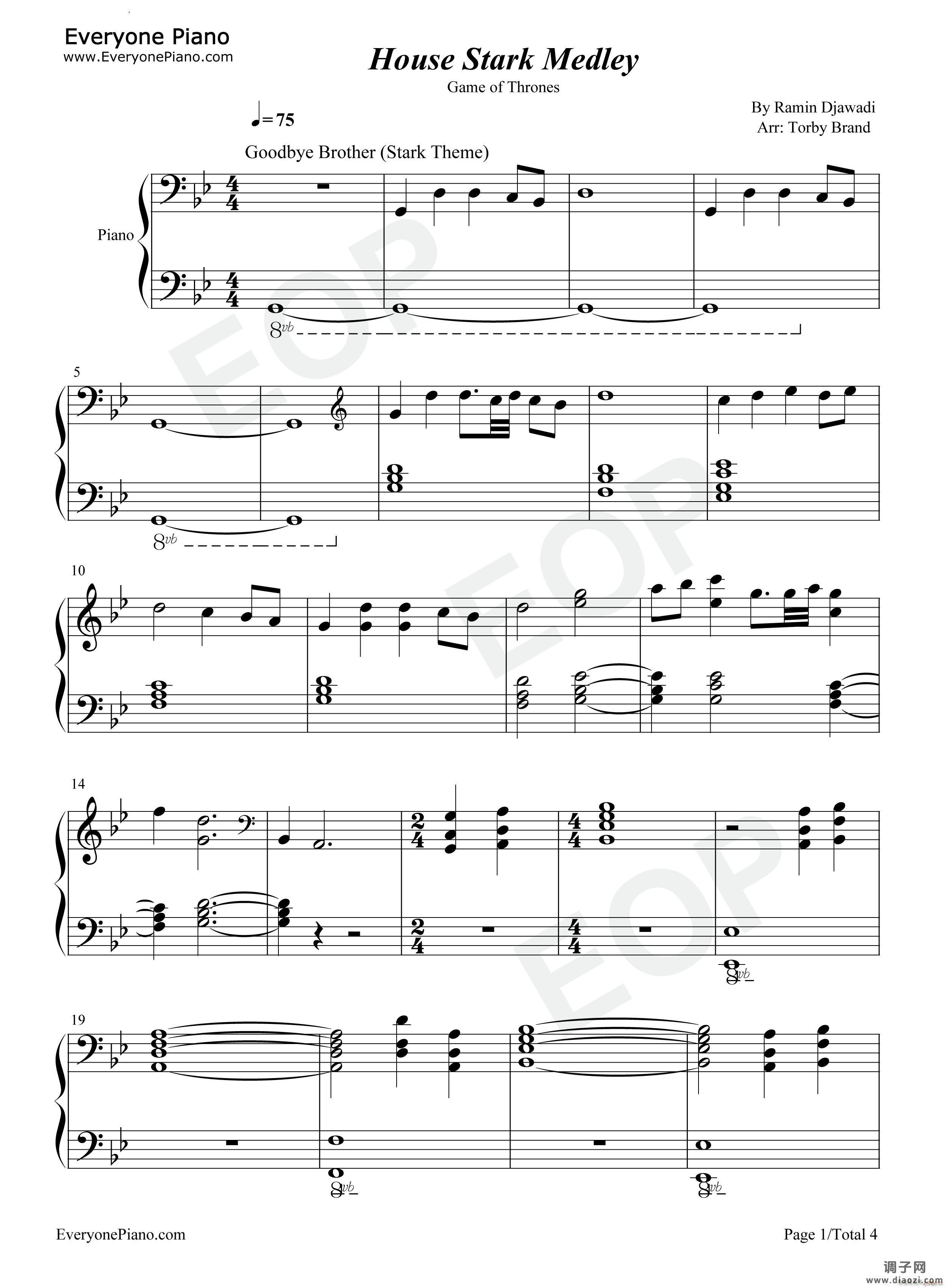 House Stark Medley-权力的游戏