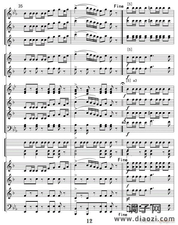 威廉退尔序曲(军乐 )线12