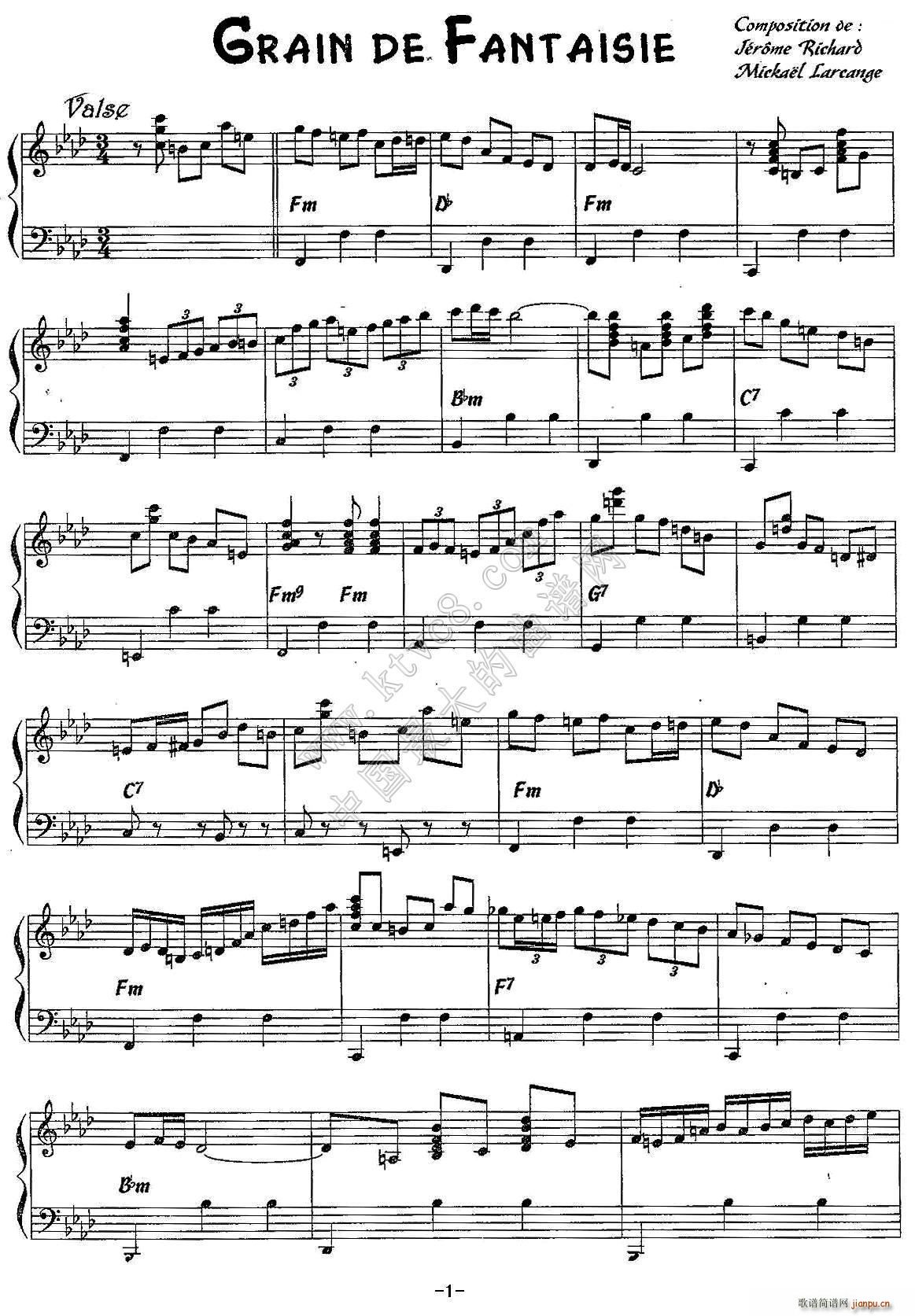 Grain de Fantaisie（华丽华尔兹）