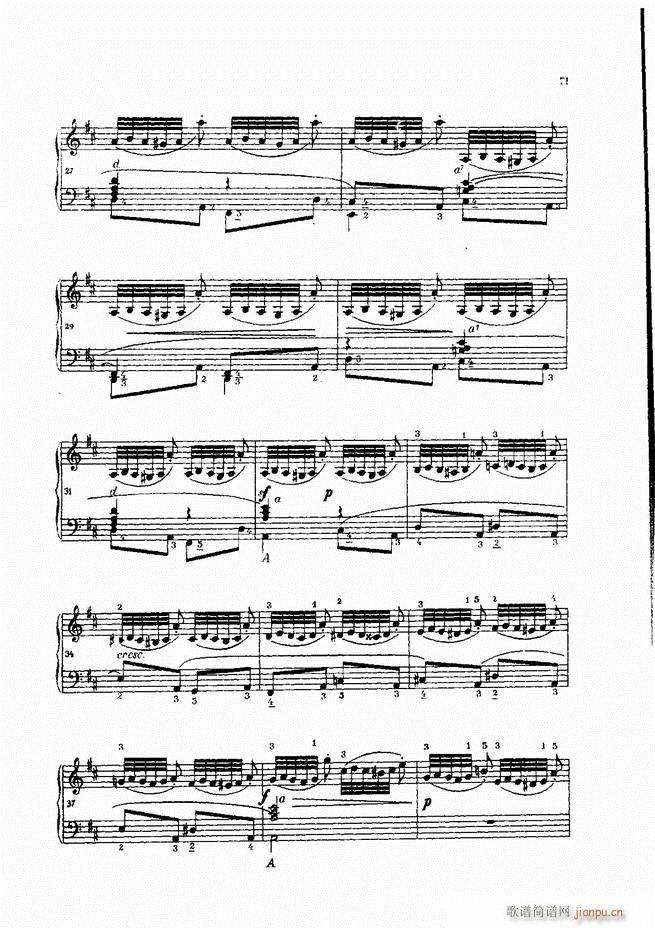 车尔尼手风琴练习曲集 Ⅳ