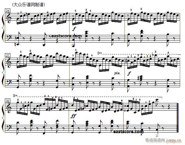 车尔尼《 钢琴快速练习曲》（Czerny 299）第6首 及练习提示